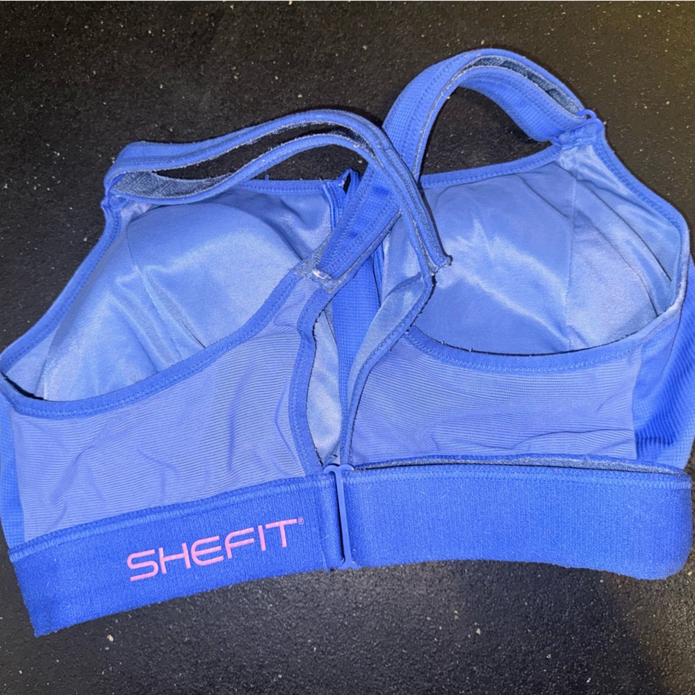 SHEFIT Electric Blue Ultimate Sports Bra High Impact